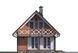 Дерев'яний котедж із мансардою та балконом GOLDAR 80 м&sup2; Nordenwood