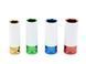 Набор ударных головок для легкосплавных дисков 4 шт 17 мм/ 19 мм/ 21 мм/ 22 мм Geko G10511
