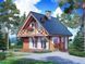 Дерев'яний котедж із мансардою та балконом GOLDAR 80 м&sup2; Nordenwood