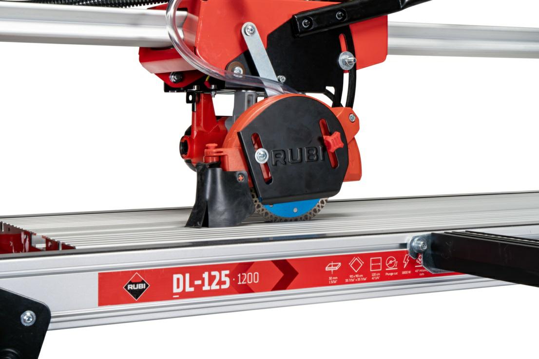 Пила для плитки RUBI DL-125-1200, диск 125 мм, рез до 135 см, 230 В