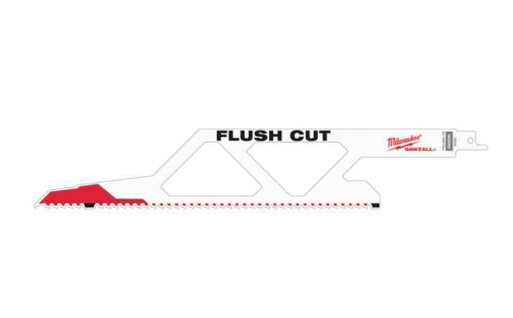 Полотно для сабельной пилы Milwaukee 300 мм FLUSH CUT, биметалл, по дереву