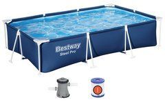 Прямоугольный каркасный бассейн Bestway 56411