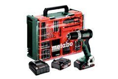 Шуруповерт акумуляторний Metabo BS 18 L BL 18 В 2x2,0 Ач з кейсом