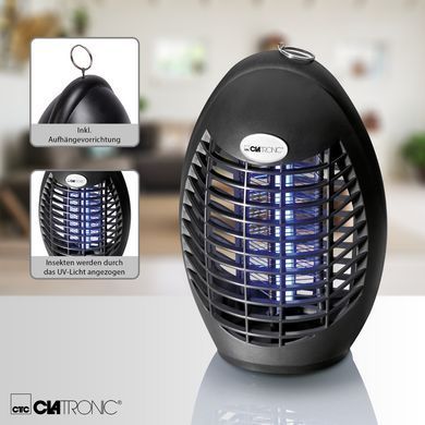 Истребитель насекомых черный Clatronic IV 3340