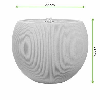 Фонтан садовый декоративный AQUALIGHT LED графитовый MoodMe