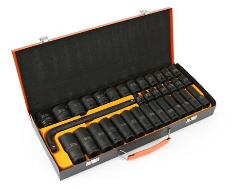 Набор торцевых ключей 1/2" 35 шт. шестигранник BJC /8-32мм/ Mar-Pol M58234