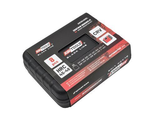 Набор ударных переходников Awtools 8 шт. Crmo Black Line