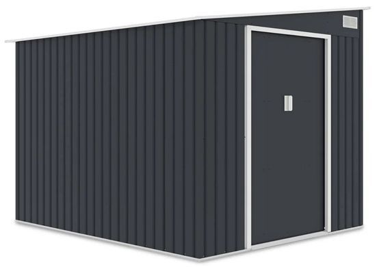 Металевий сарай для дачі 214x257 см Hardmaister Jasper Темно-сірий