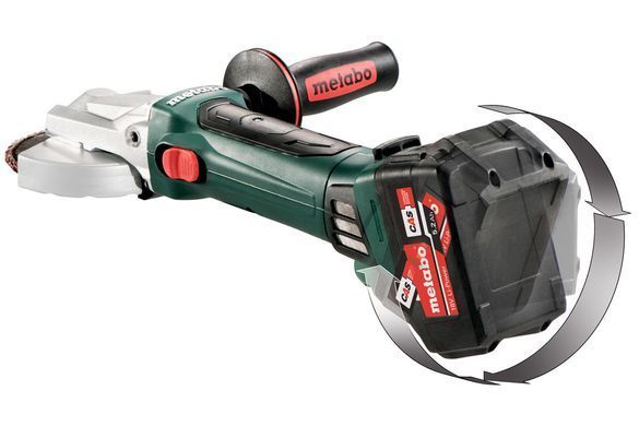 Акумуляторна болгарка Metabo WF 18 LTX 125 Quick MetaBox 601306840, без акумулятора та зарядного пристрою