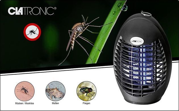 Истребитель насекомых черный Clatronic IV 3340