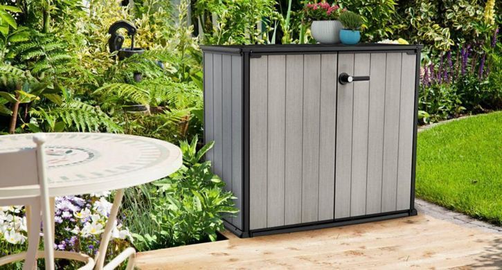 Садовый шкаф для инвентаря графит Patio Store Keter
