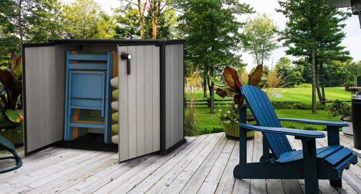 Садовый шкаф для инвентаря графит Patio Store Keter
