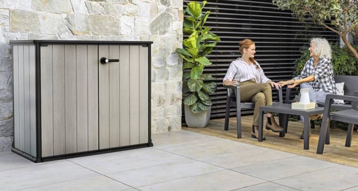 Садовый шкаф для инвентаря графит Patio Store Keter