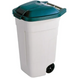Місткий контейнер для сміття Refuse Bin O/W 110L бежево-зелений Keter 176805