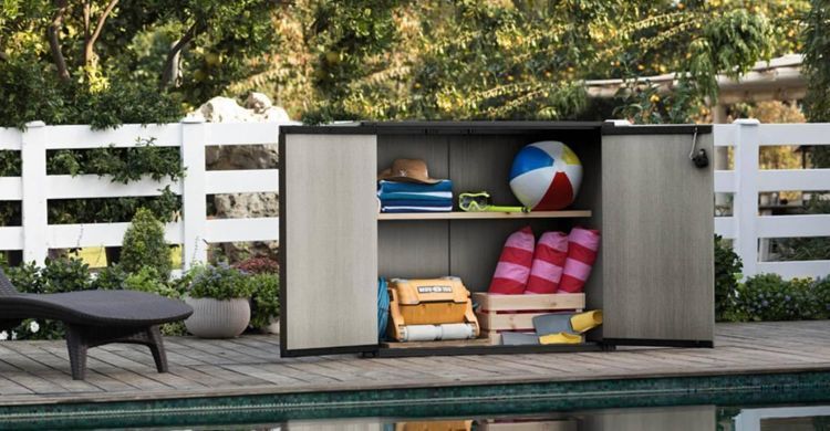 Садовый шкаф для инвентаря графит Patio Store Keter
