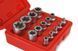Набір головок торцевих TORX насадка E4 - E24 1/2" + 3/8" + 1/4" Mar-Pol M66422