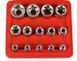 Набір головок торцевих TORX насадка E4 - E24 1/2" + 3/8" + 1/4" Mar-Pol M66422