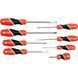 Yato отвертки набор 8шт. плоские / CROSS-s2 58 hrc 25966