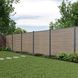 Забор композитный WPC CITY Oak для мягкой почвы 1,8 м Gutroof