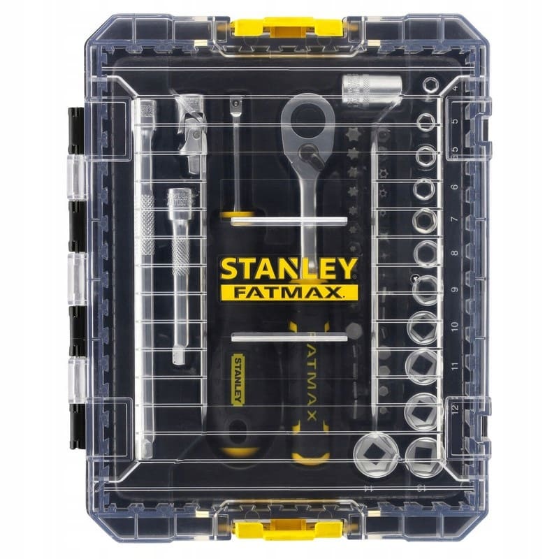 Набор торцевых головок и бит Stanley FATMAX PRO-STACK 48 предметов 1/4″
