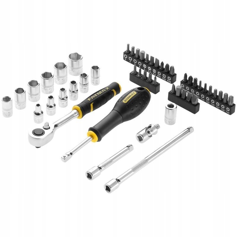 Набор торцевых головок и бит Stanley FATMAX PRO-STACK 48 предметов 1/4″