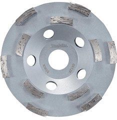 Makita Тарча діамантова для шліфування бетону 125x22,23 мм Double Beton / грубе