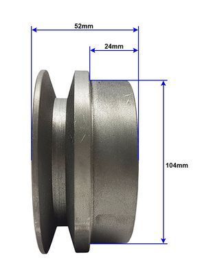 СЦЕПЛЕНИЕ ЦЕНТРОБЕЖНОЕ 115x20mm 1ремень