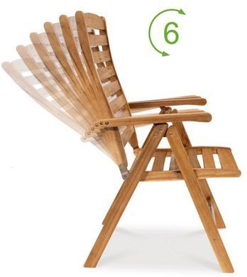 Деревянный шезлонг для сада Akadia Sun Focus Garden