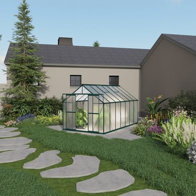 Теплиця Focus Garden Cultivo Brasica 244x429 см Темно-зелена