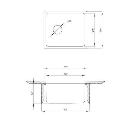 Кухонна мийка Deante Egeria ZPE 010A
