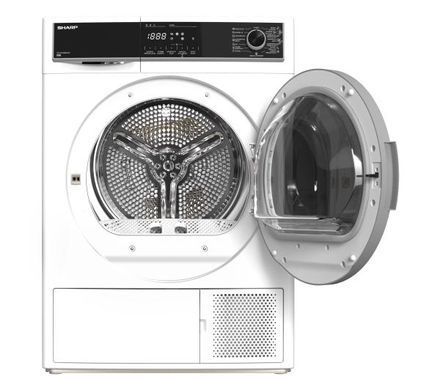 Сушильна машина Sharp KD-HHH8S8GW3-PL - 60,9 см - тепловий насос - 8 кг