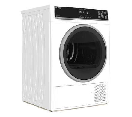 Сушильна машина Sharp KD-HHH8S8GW3-PL - 60,9 см - тепловий насос - 8 кг