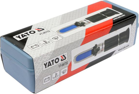 Рефрактометр для электролита и других жидкостей авто Yato YT-06722