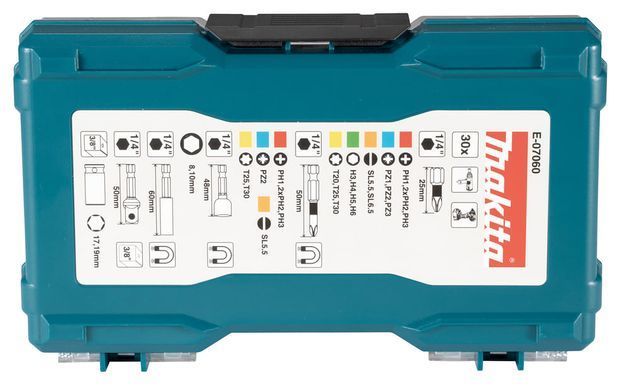 Набор бит головок и насадок Impact Black Makita 30 шт