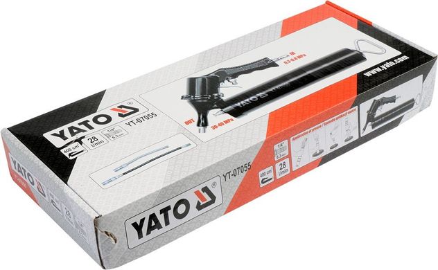 Пневмошприц для консистентной смазки авто Yato YT-07055