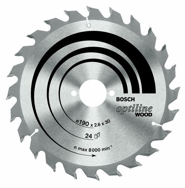 Пильный диск Bosch opti 250x3,2x30x40z для дерева, MDF и ДСП