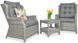 Набір меблів для балкона Focus Garden Trivento Duo Stone Grey