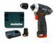 Акумуляторний шурупокрут Metabo 12в 34/17нм 2X2,0Аг кейс Powermaxx Bs Basic