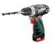 Акумуляторний шурупокрут Metabo 12в 34/17нм 2X2,0Аг кейс Powermaxx Bs Basic