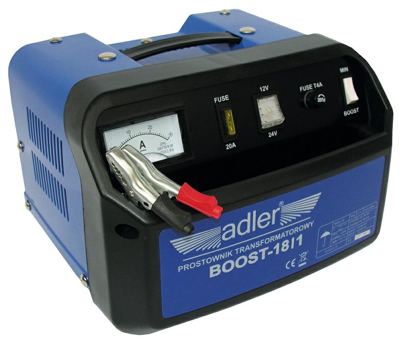 Выпрямитель Adler 12/24В BOOST-18/1 для аккумуляторов 25–120 Ah