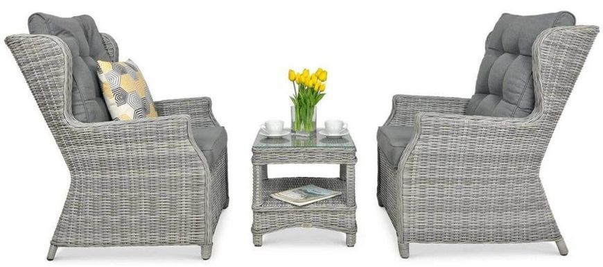 Набір меблів для балкона Focus Garden Trivento Duo Stone Grey