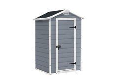 Садовый домик пластиковый KETER Manor 4x3 128 x 94 x 196cm серо-белый