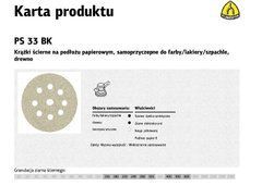 Круг шлифовальный Klingspor PS33BK 225 мм зернистость 150
