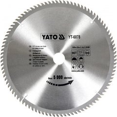 Профессиональный пильный диск по дереву Yato YT-6078 300х30х96зубов