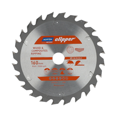 NORTON циркулярна пилка 160MM x 20mm x 24Z дерево та композити ATB (2,6/1,6)