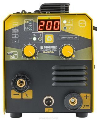 Інвертор зварювальний MIG MAG MMA TIG Powermat PM-IMGT-200L