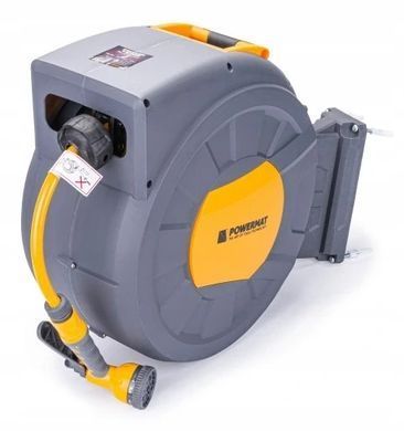 Катушка автоматическая для садового шланга 1/2 35 м Powermat PM-ABNW-35M