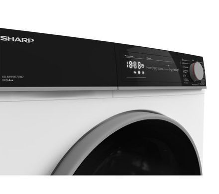 Сушильна машина Sharp KD-NHH8S7GW2-PL - 60,9 см - тепловий насос - 8 кг