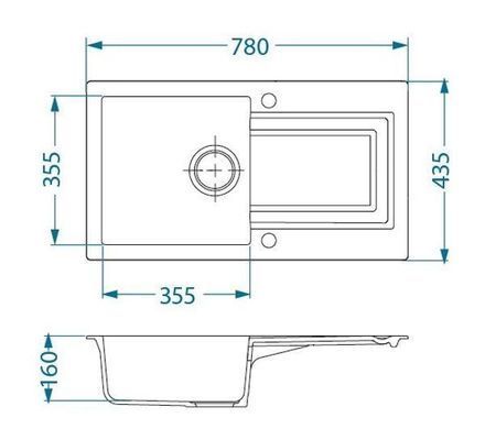 Кухонная мойка Alveus Falcon 30 1413055