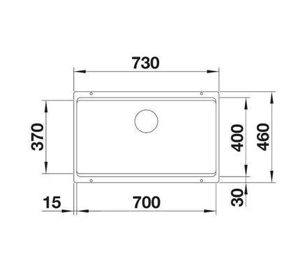 Кухонна мийка Blanco Etagon 700U 525891 - чорний